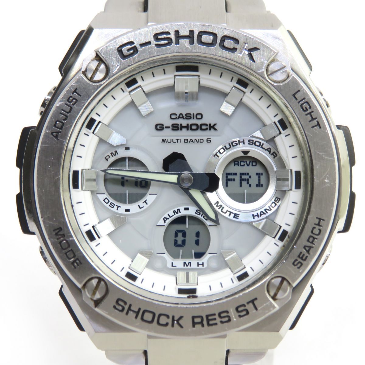 G-SHOCK GST-S110 G-STEELタフソーラー 中古 ジースティール Bluetooth® タフネス クロノグラフ – WING
