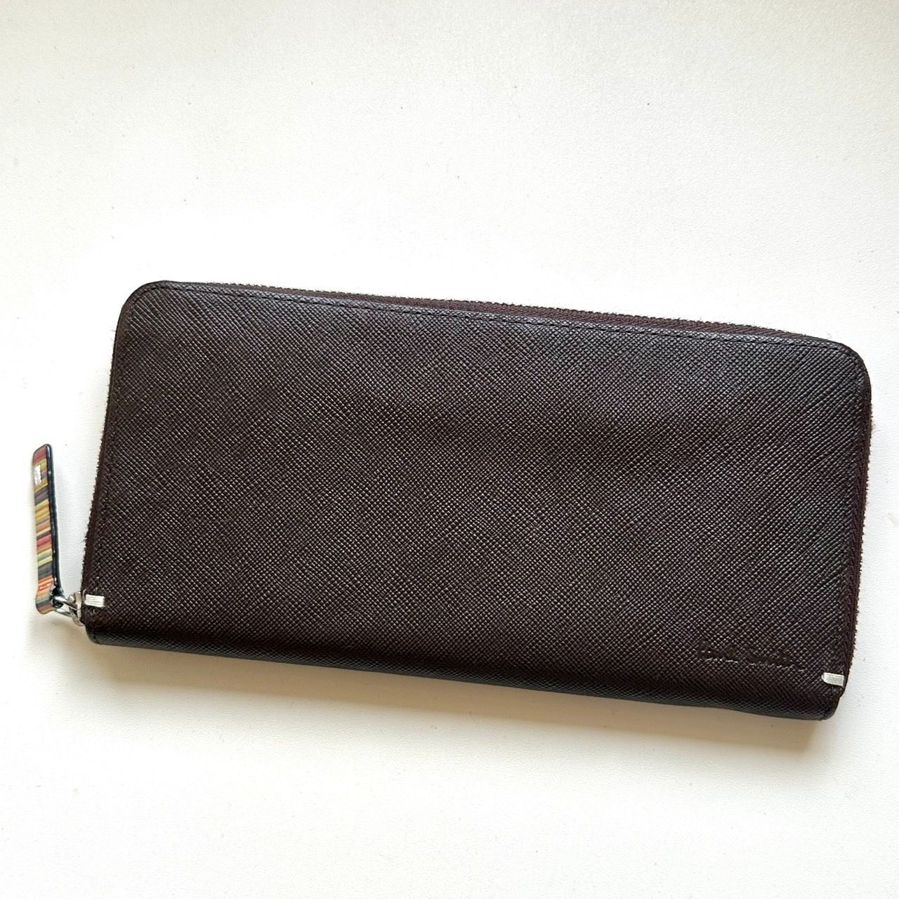 ポールスミス Paul Smith 長財布 ジップストローグレイン1 ダーク 