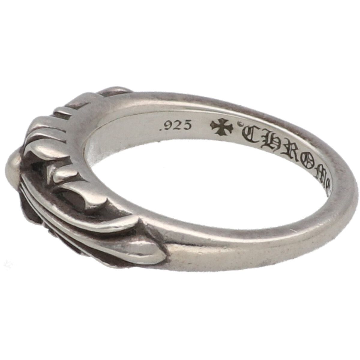 CHROME HEARTS クロムハーツ ベイビークラシックフローラルクロス リング 10.5号 SV925 シルバー 指輪 25031562 RS WWW_SHINETEETH_COM