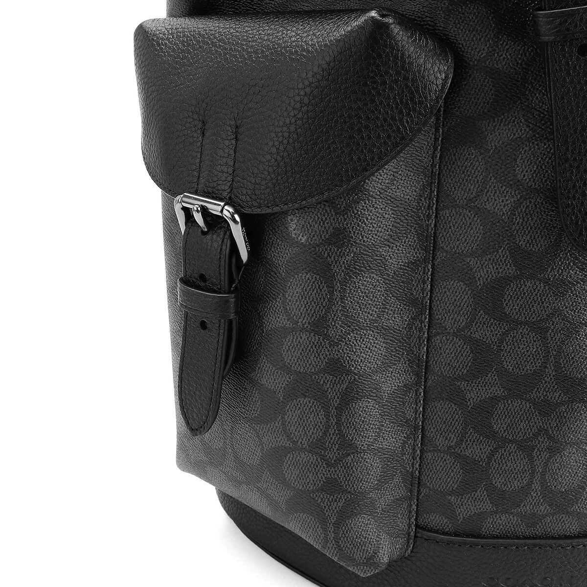 新品 コーチ COACH リュックサック ワーナー バックパック チャコール 