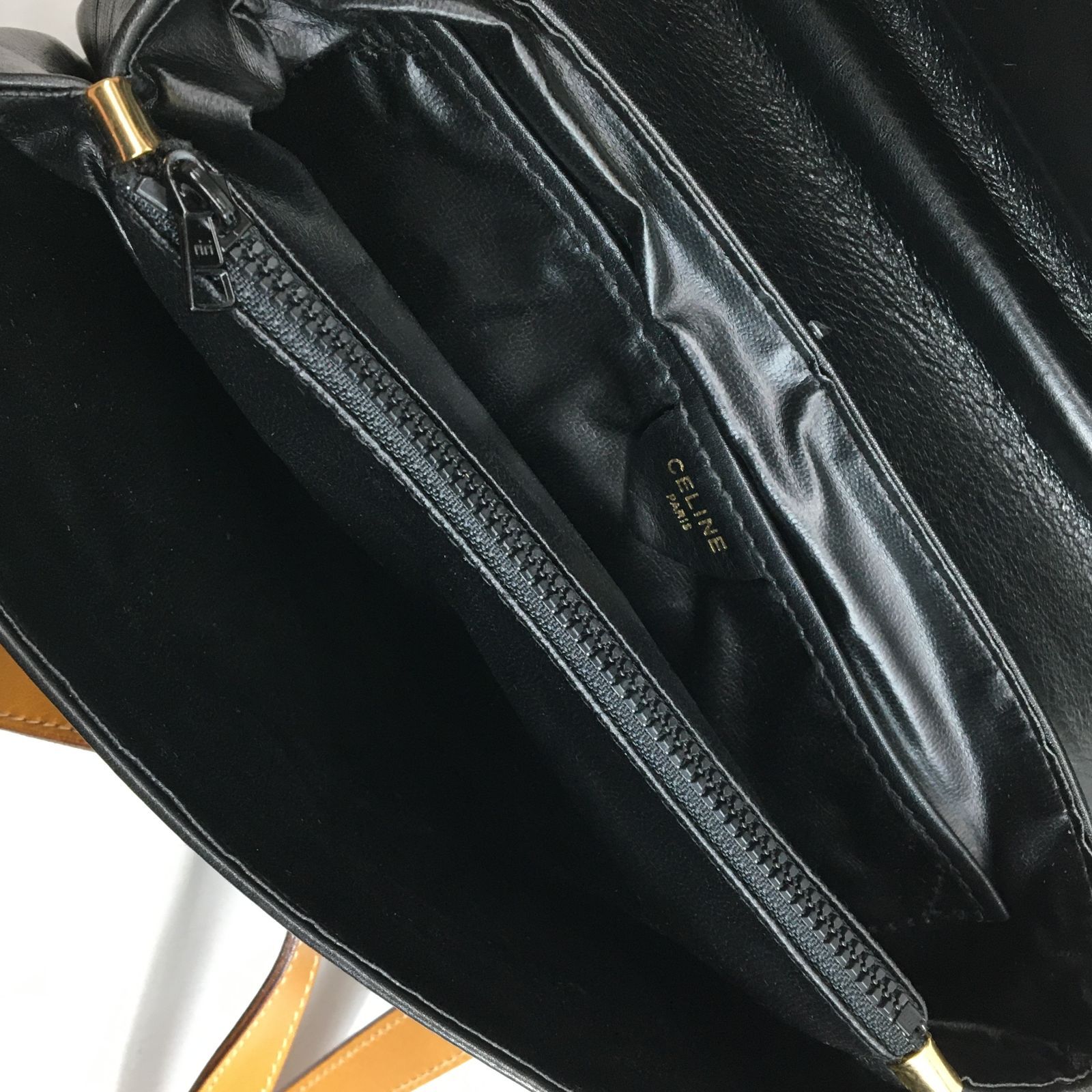 CELINE オールド セリーヌ ハンドバッグ ショルダーバッグ バイカラー トリオンフ ロゴ金具 レディース M07 24f菊RH - メルカリ