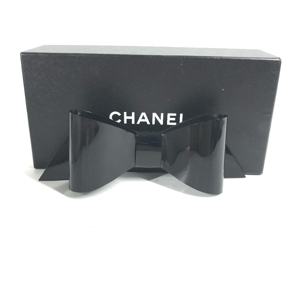 CHANEL シャネル バレッタ ビッグ リボン プラスチック - メルカリ