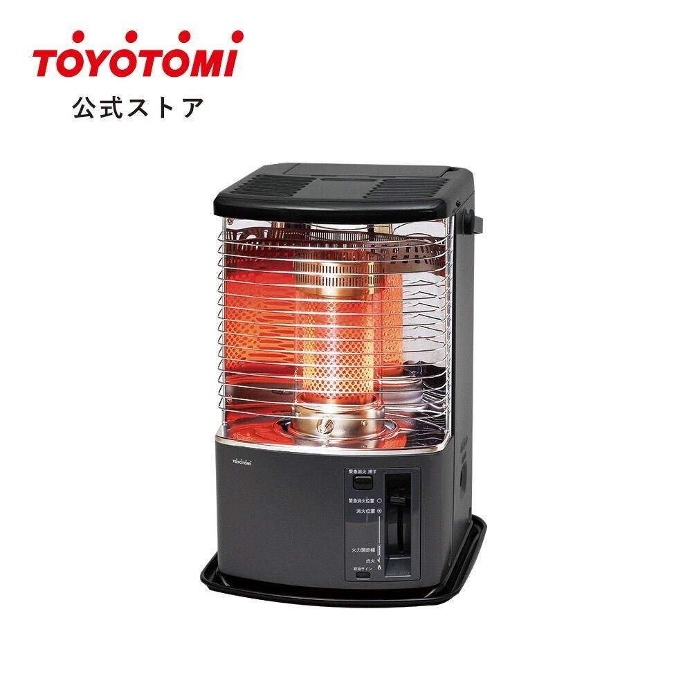 •♥品 TOYOTOMI RS-921 B 石油ストーブ ブラック ♥