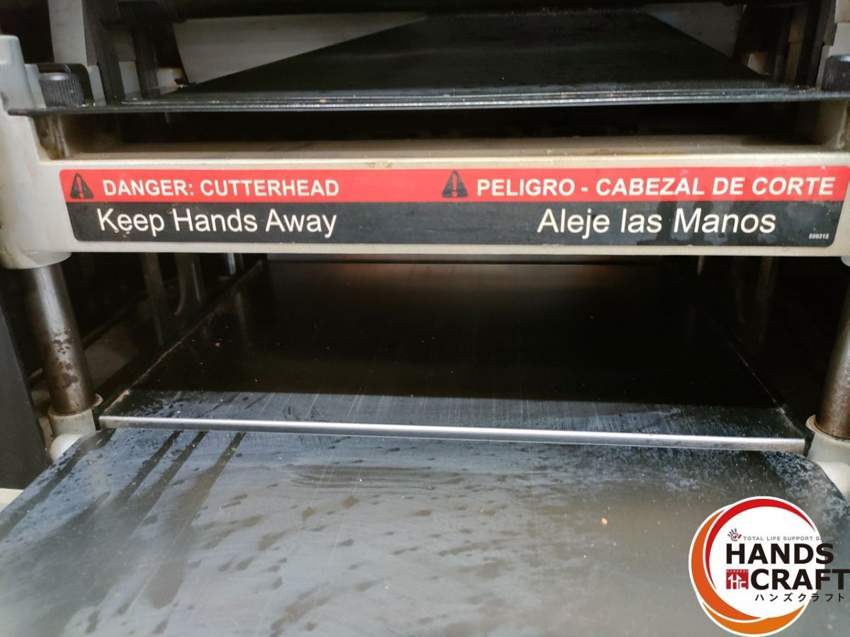 中古】DELTA MODEL 22-580 デルタ ツースピードプレナー 100V 自動仕上