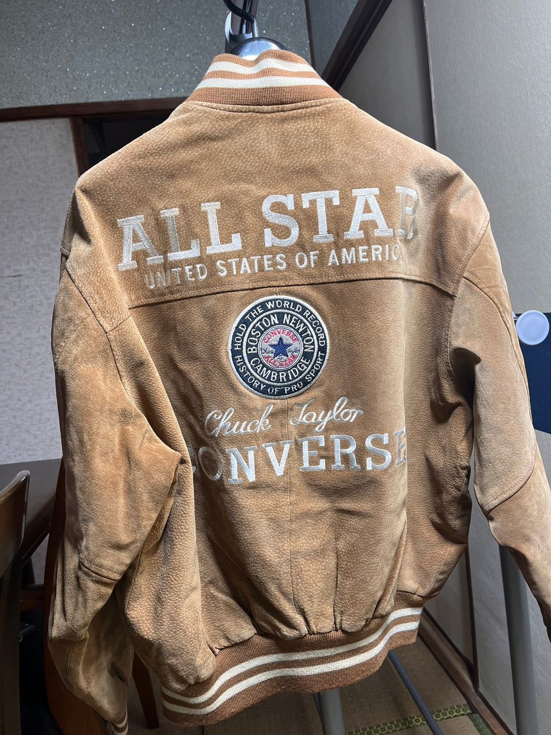 90's CONVERSE ALL STAR 豚革 スタジャン スエード L 90's CONVERSE ALL STAR スタジャン スエード 豚革