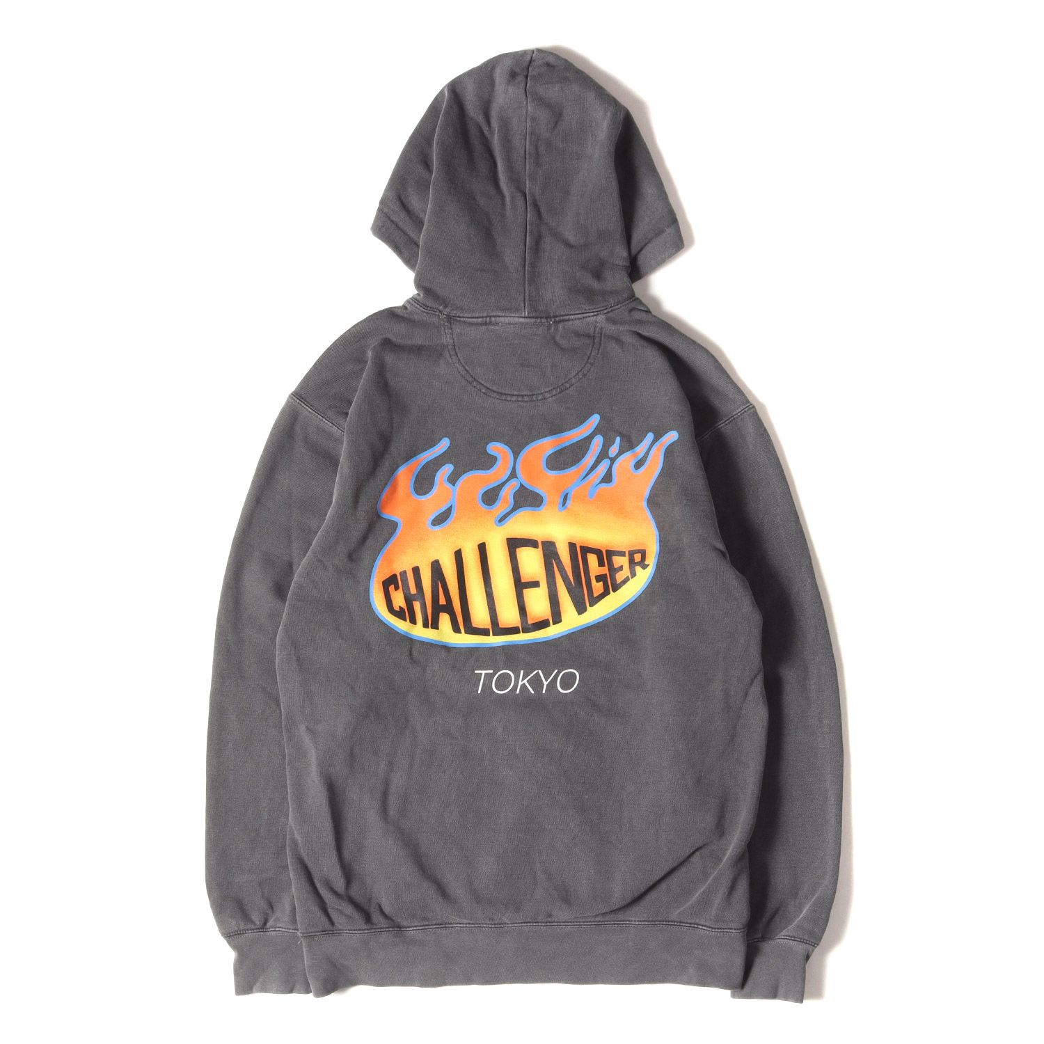 新品 CHALLENGER チャレンジャー パーカー サイズ:S 21AW 代官山 蔦屋書店限定 ファイヤーボール スウェット パーカー  FIREBALL HOODIE ブラック 黒 トップス フーディー スウェットシャツ【メンズ】