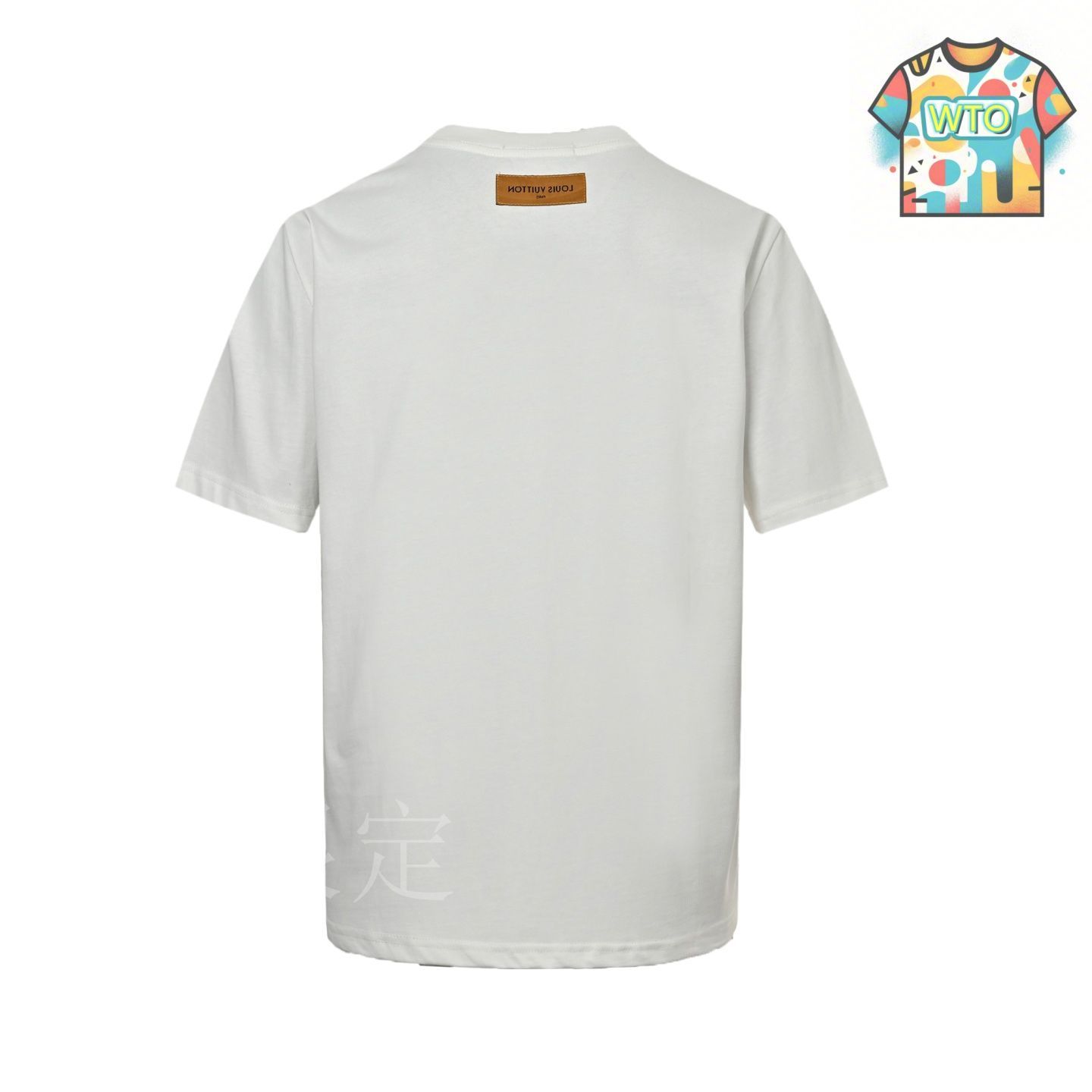 ルイヴィトン Tシャツ カットソー モノグラム刺繍レース アイボリー系