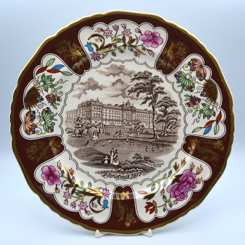 バッキンガム宮殿　食器 ヴィンテージ 食器 クリスマスプレート 大皿 Mason's メイソンズ