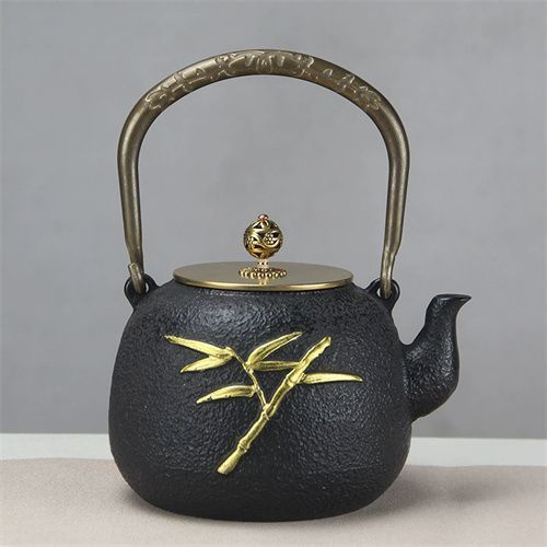 1200ml 鉄瓶 鋳鉄ケトル 直火可 南部鉄器 やかん 鉄分補給 鉄器 鋳物 茶道道具 茶こし付き