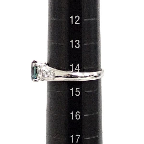 クレサンベール 京セラ アレキサンドライト リング ダイヤモンド Pt900  