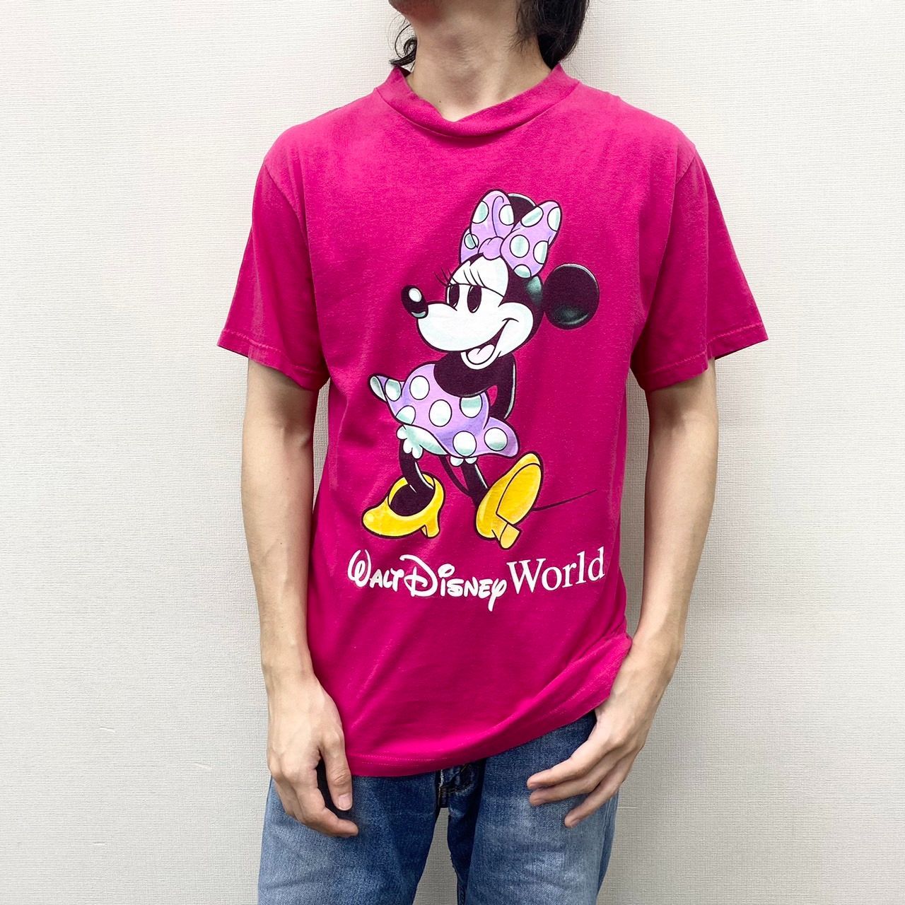 US古着 USA製 ディズニー キャラクター Tシャツ 半袖 ミニーマウス