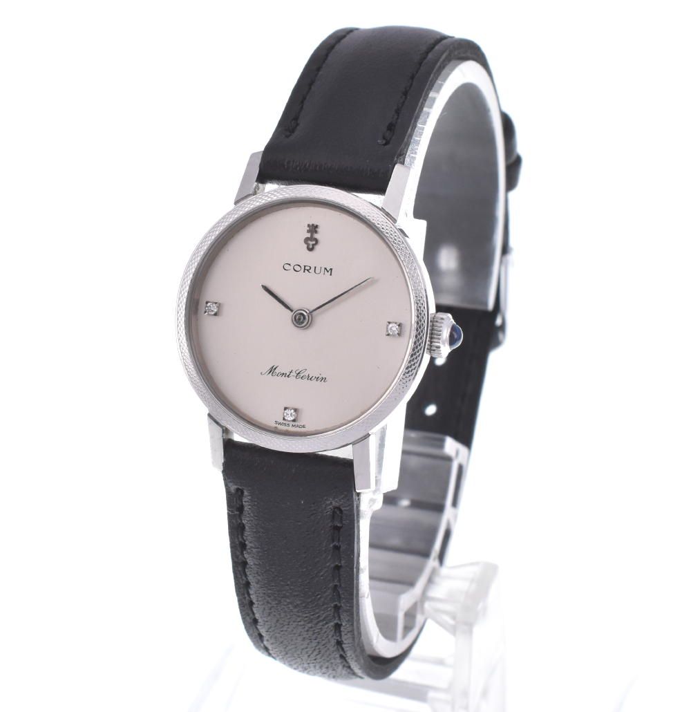 コルム CORUM 237229 モンセルヴァン 3P ダイヤモンド 手巻き