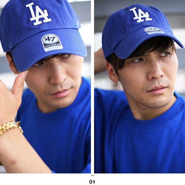 LAロゴ入り青色帽子 NEW ERA / 59FIFTY MLB Visor Logo LA DODGERS