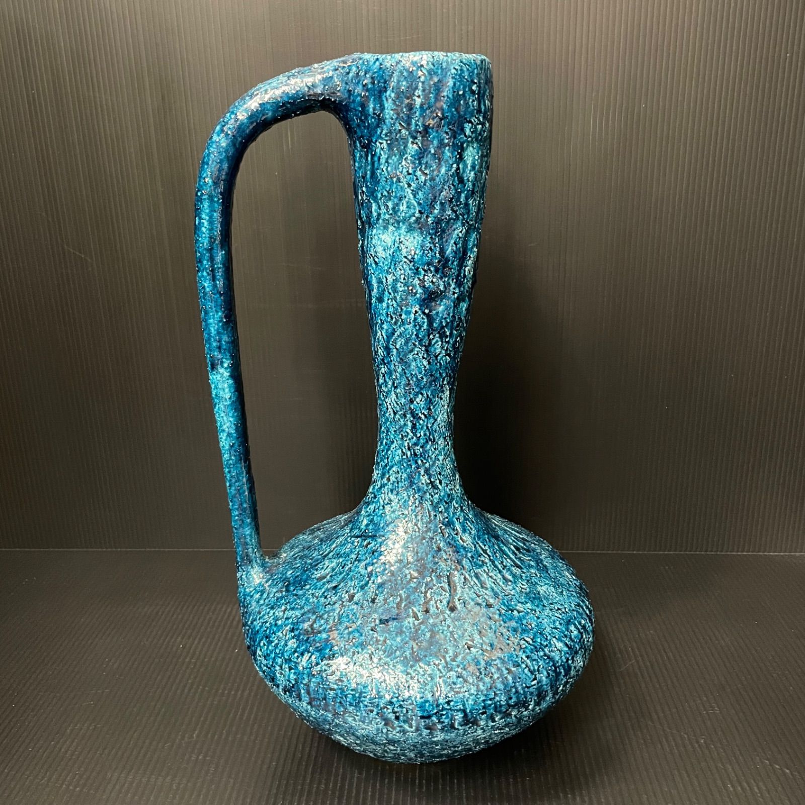 青松窯　結晶釉　壺　花瓶　花入　花生　フラワーベース mk-l-4.jpg