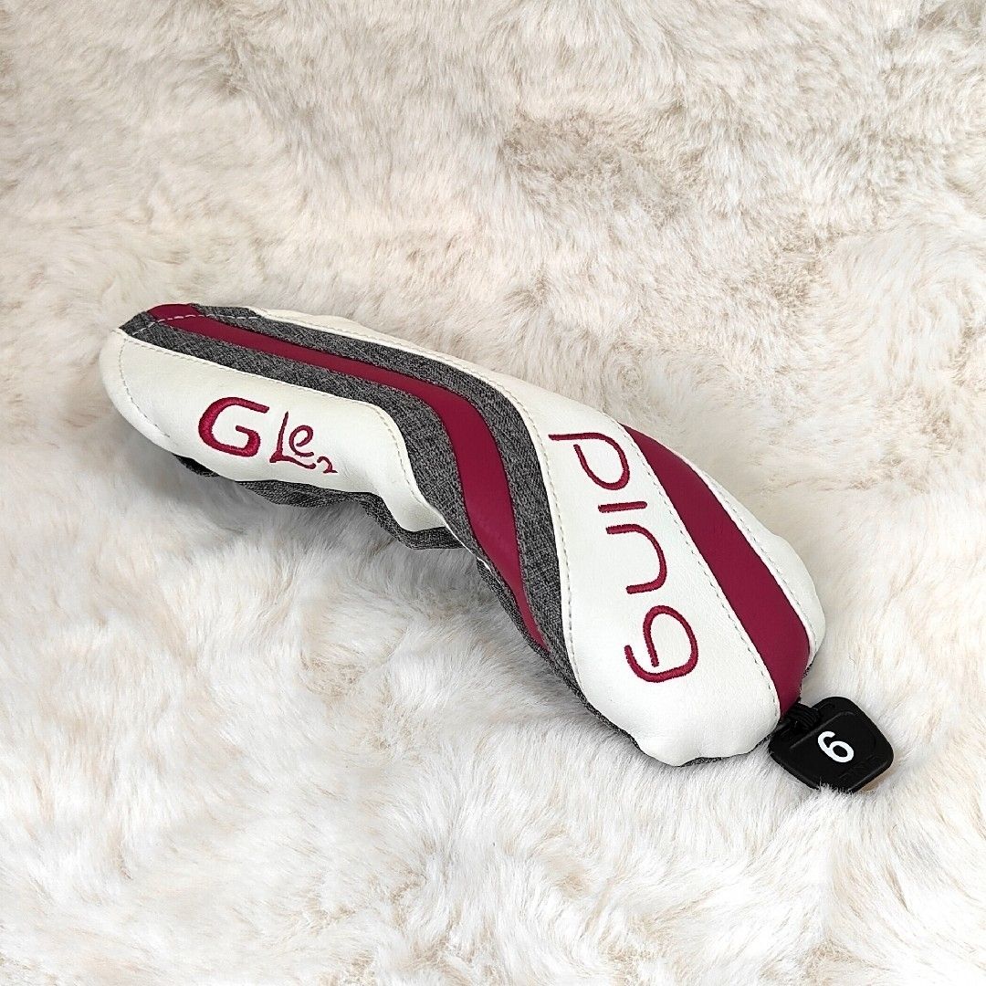 PING - レディース PING GLe2 6U ユーティリティ　純正カーボンA　カバー付 レディース PING GLe2 6U ユーティリティ 純正カーボンA カバー