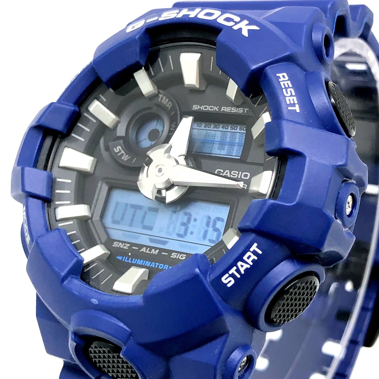 G-SHOCK ジーショック GA-700-2A Navy ビッグケース LEDライト 
