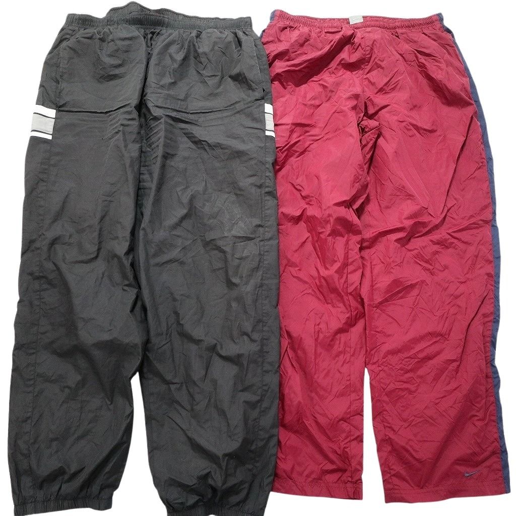 古着卸 ナイキ NIKE ウインドブレーカー パンツ 8枚セット メンズ XL 2XL ライン トラックパンツ 古着 NC0756
