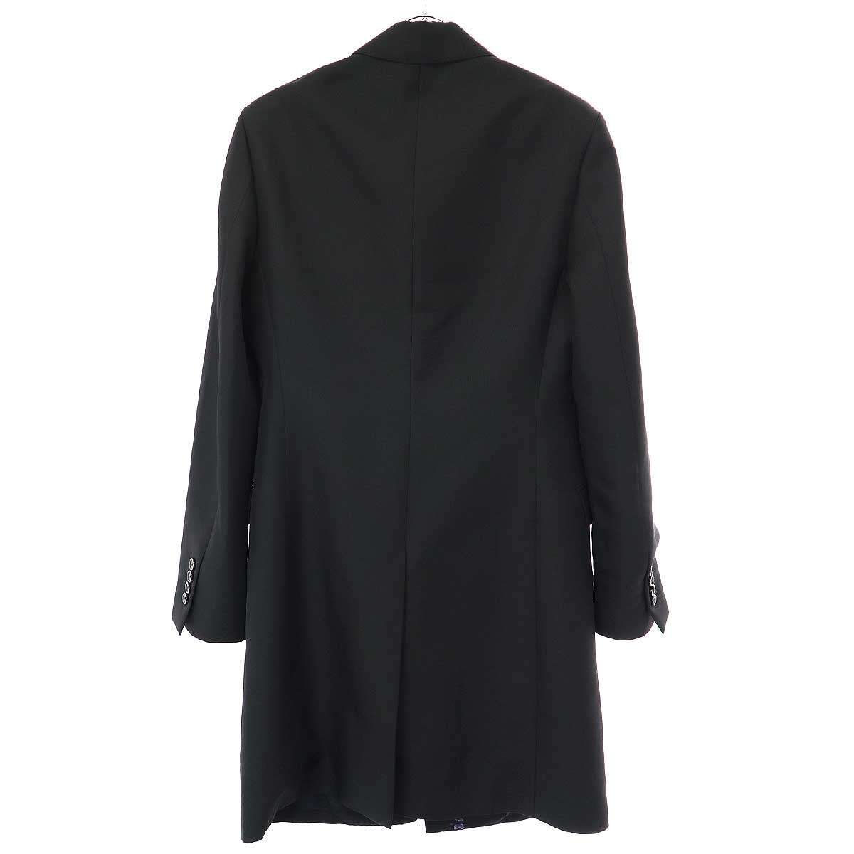 RAF SIMONS ラフシモンズ CLASSIC COAT クラシックロングコート 151-618 ブラック 44