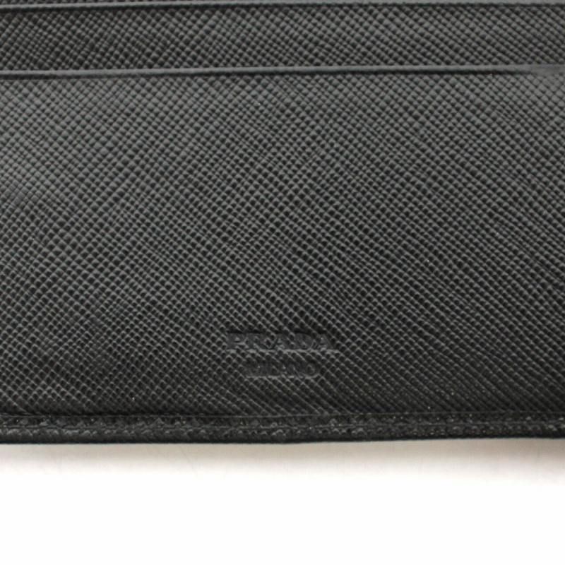 プラダ PRADA 二つ折り 財布 マネークリップ サフィアーノ