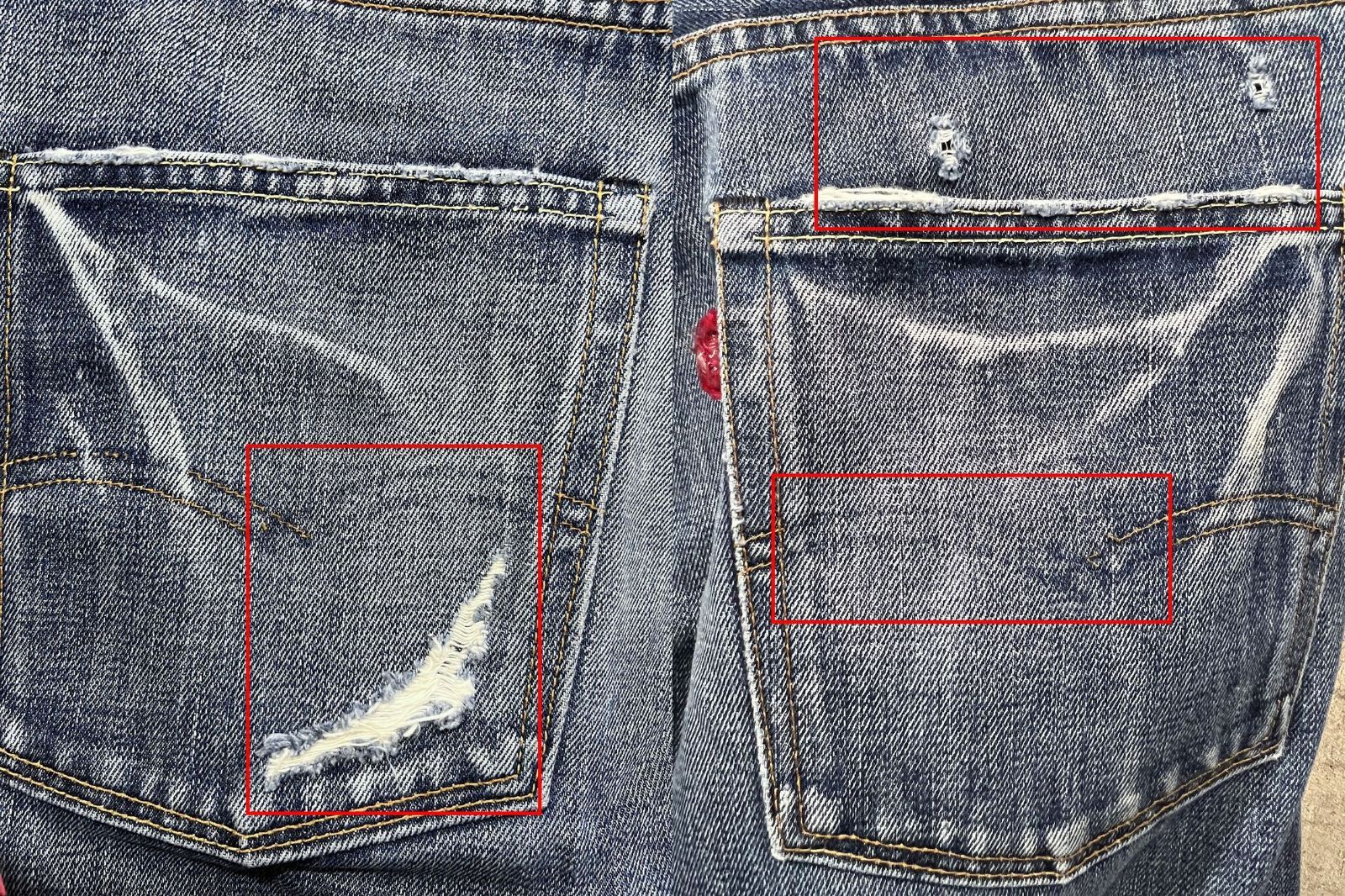 リーバイス LVC 05年製 復刻 66501 デニム ジーンズ W36 日本製