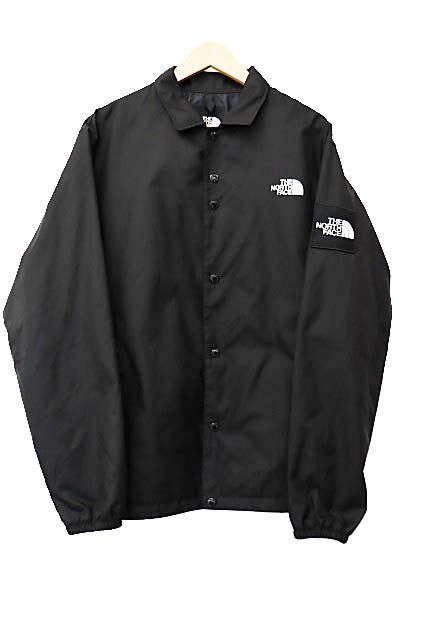ザノースフェイス THE NORTH FACE Coach Jacket ロゴ プリント ナイロン コーチ ジャケット ブルゾン NP72130 XL 黒 ブラック ブランド古着ベクトル 中古241231