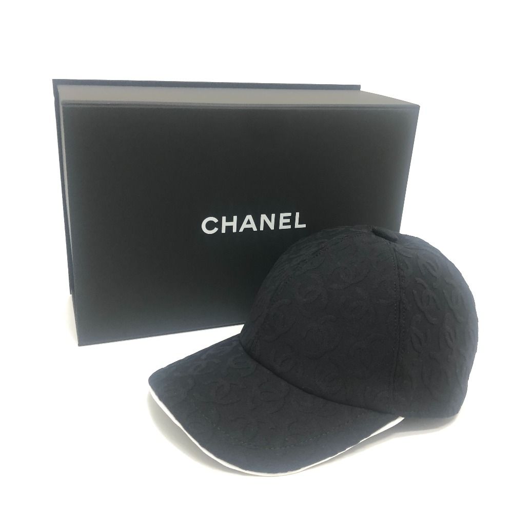CHANEL シャネル キャップ ココマーク総柄 2025SS コットン