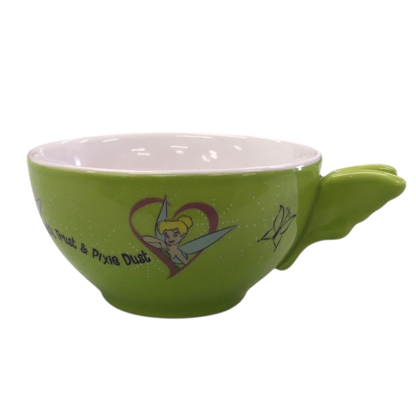 ティンカーベル 茶器3点セット ティーカップ・ソーサー・急須 陶磁器