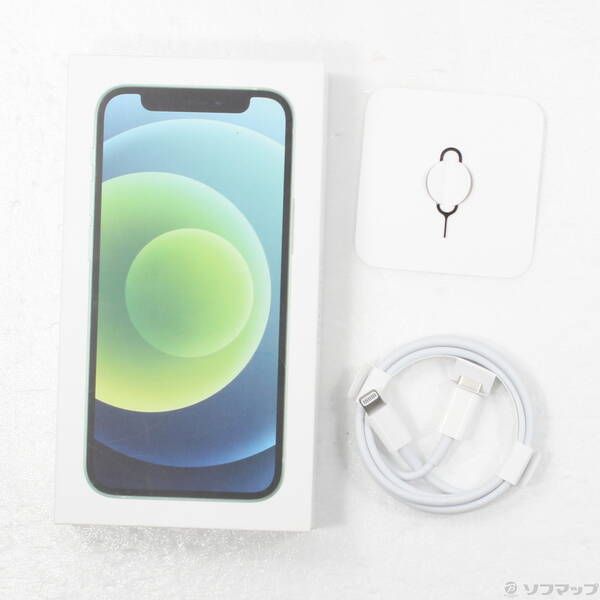 中古品〕 iPhone12 mini 128GB グリーン MGDQ3J／A SIMフリー【262】
