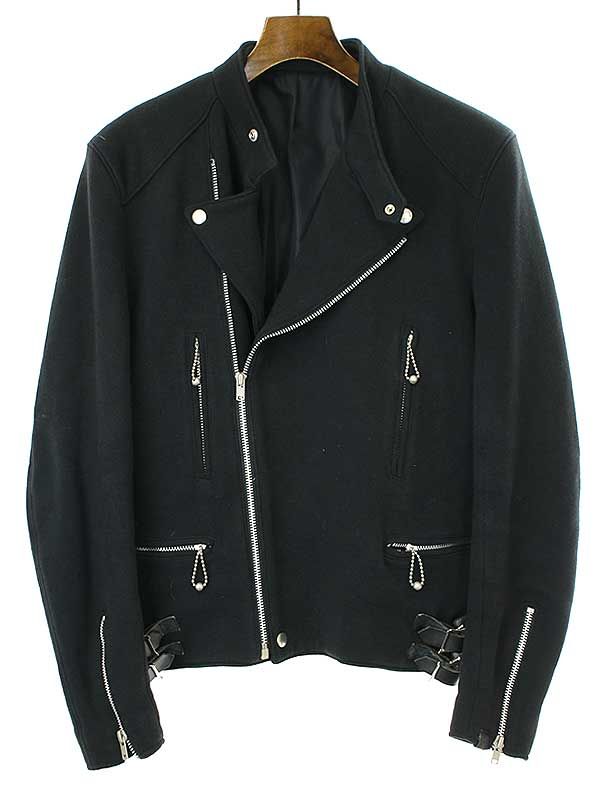 ジャケット・アウター SCYE for LOOPWHEELER RIDERS BLACK SCYE for LOOPWHEELER RIDERS BLACK