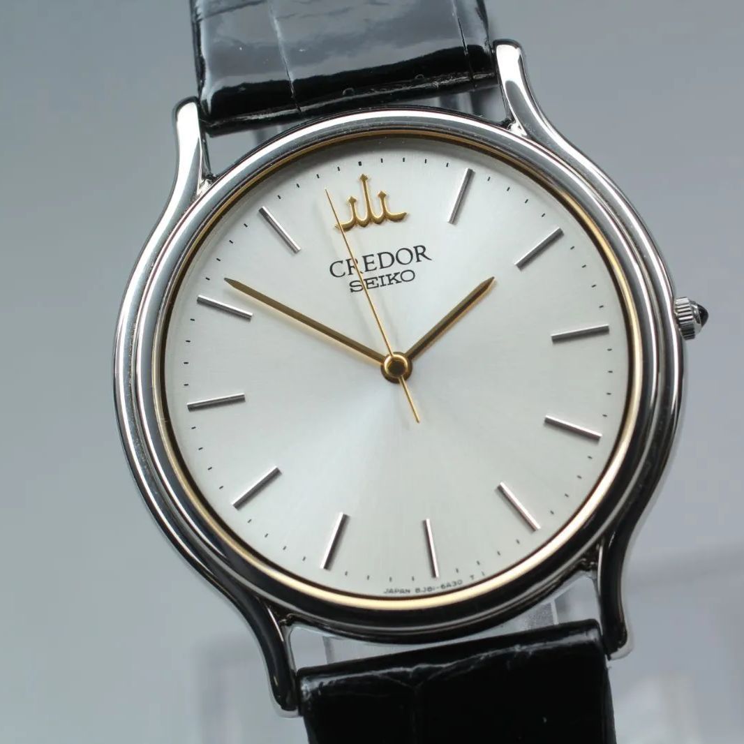 【極美品】セイコー　クレドール　8J81-6A30　クォーツ　クロコベルト新品 SEIKO セイコー CREDOR クレドール クォーツ 腕時計 8J81-6A30