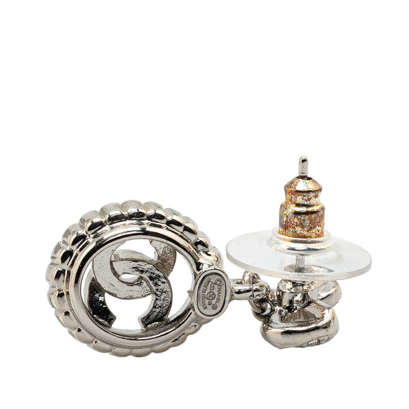CHANEL シャネル　ピアス　ココマーク　リボン　ラインストーン　グレー 楽天市場】CHANEL シャネル ピアスラインストーンリボン ココ