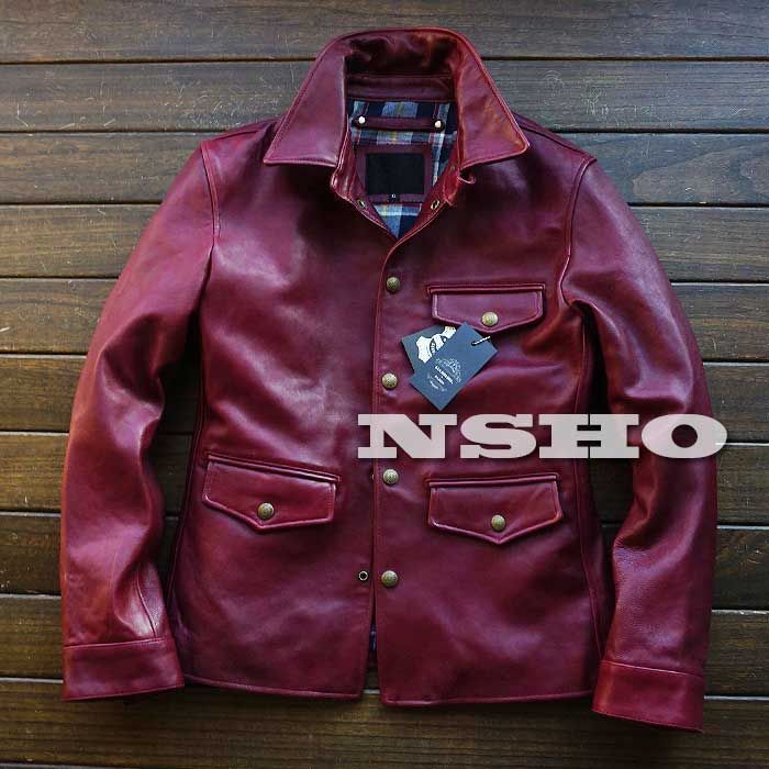 □新作GABRIEL 復刻 50's ドライビングコート シープスキン タンニン