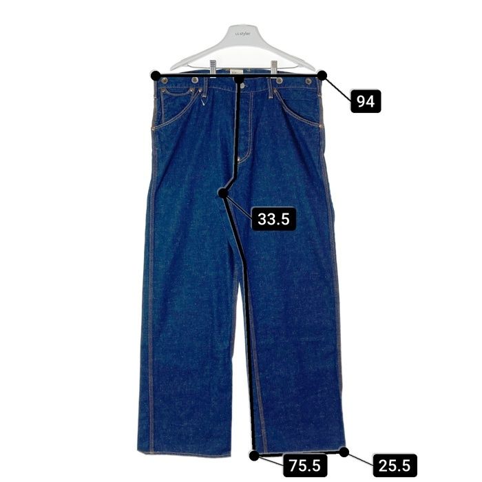 Schott 34サイズ インディゴ ヒッコリーデニム ショット Schott