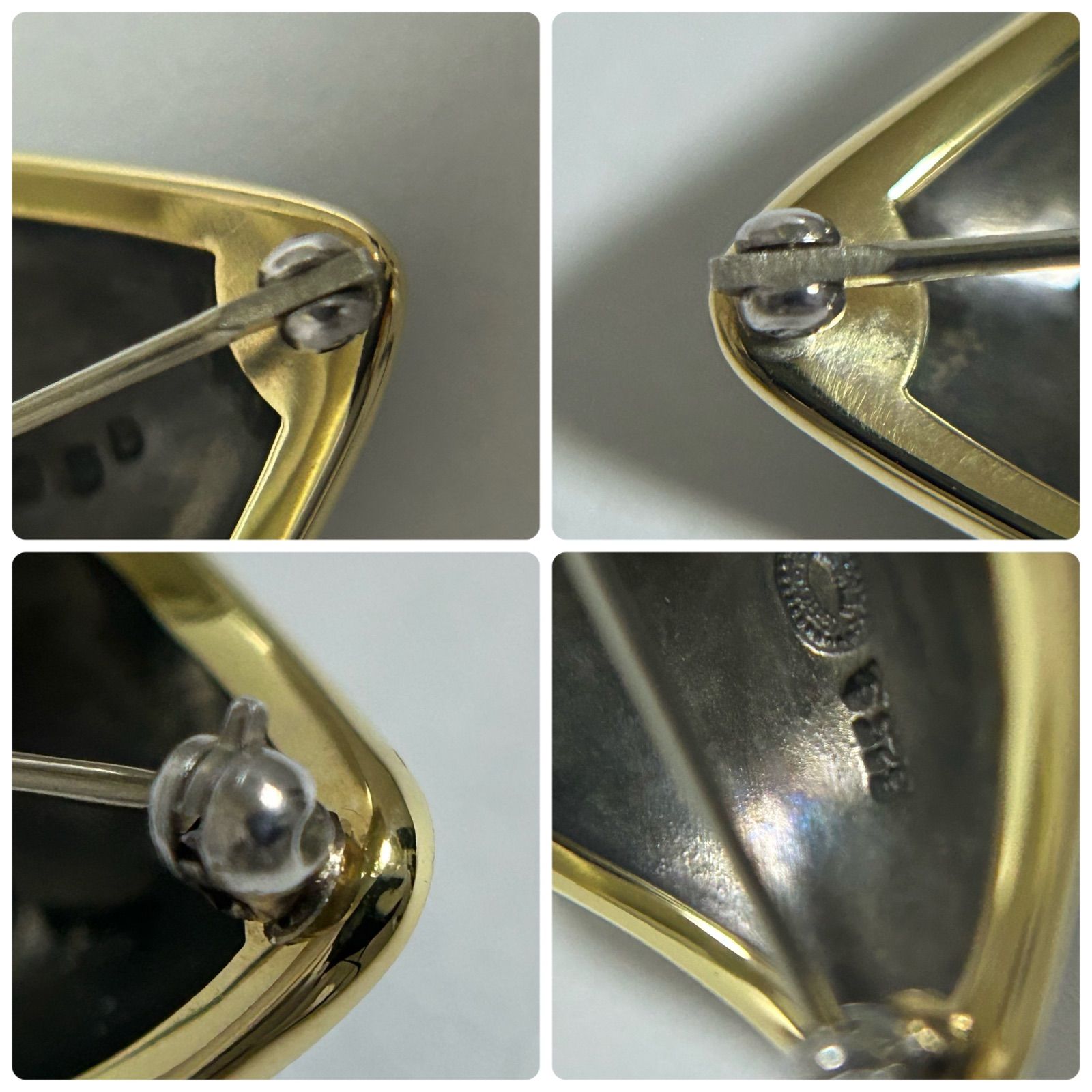 ジョージジェンセン ブローチ 425B リーネムンテ 925 コンビ