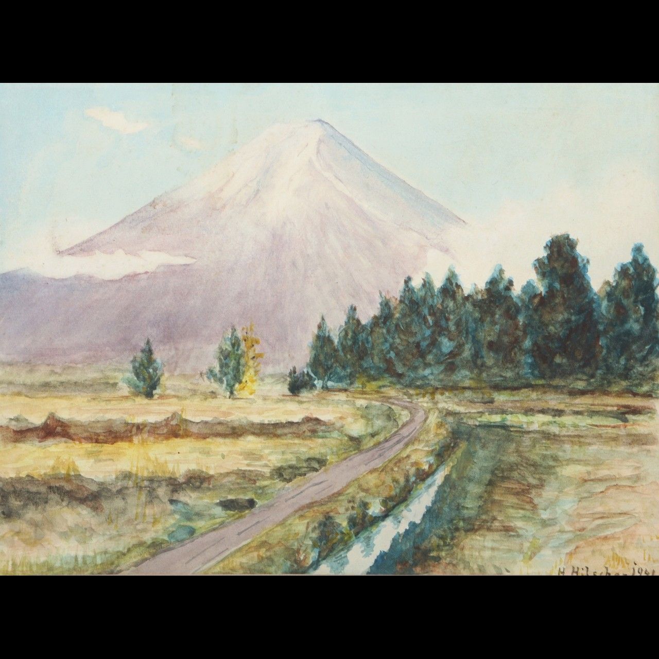 木村二朗、外国の優雅な海岸風景、10号油彩 木村一堂 油絵 額付 風景