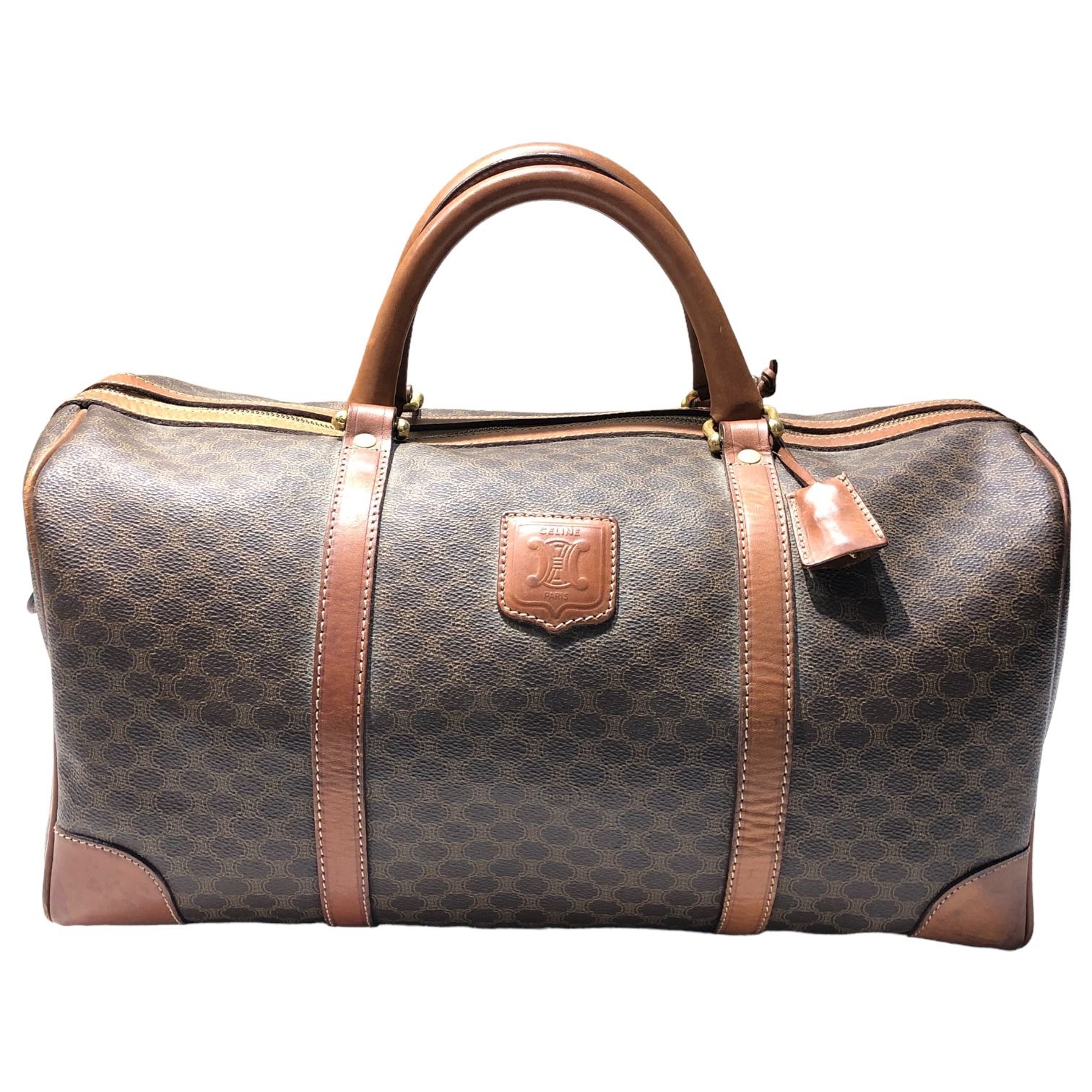 CELINE(セリーヌ) macadam pattern boston bag マカダム柄 ボストン 