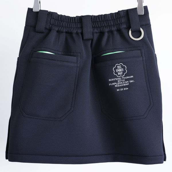 ディセンバーメイ ゴルフ スカート レディース ダンボールニット ミニ