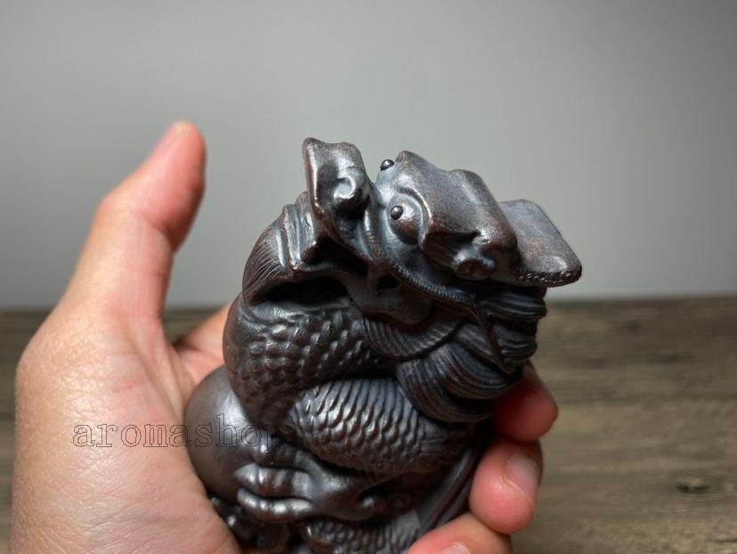 中国宜興 紫砂 竜珠 茶寵 茶玩 茶道具 装飾品 工芸品 置物