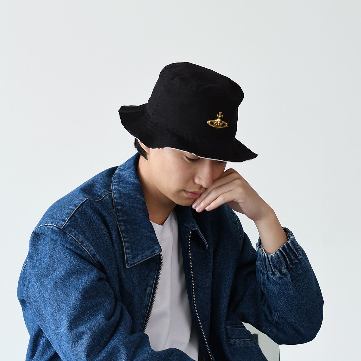 Vivienne Westwood バケットハット ネイビー Vivienne Westwood