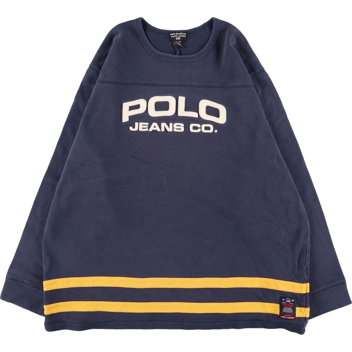 古着 ラルフローレン Ralph Lauren POLO JEANS COMPANY ロゴスウェット 