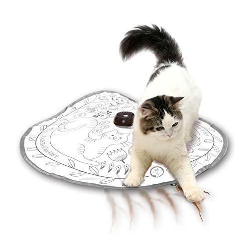 猫壱 necoichi キャッチ ミー イフ ユー キャン2 猫用電動おもちゃ 猫のお庭