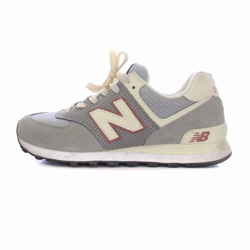 ニューバランス NEW BALANCE U574FL2 スニーカー シューズ スエード US7.5 25.5 グレー /BM