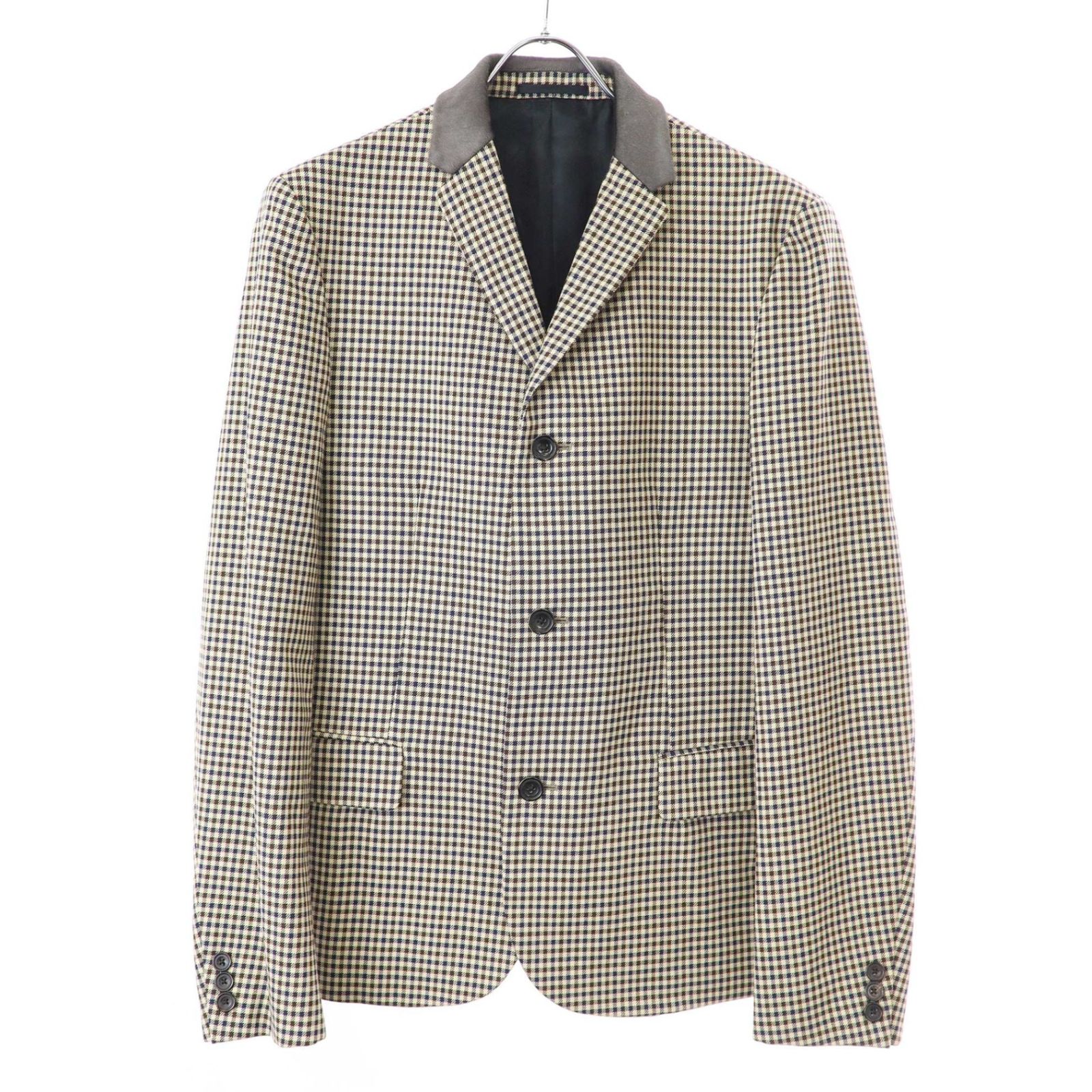 kolor カラー 16AW ガンクラブチェックウールテーラード kolor カラー 16AW ガンクラブチェックウールテーラード