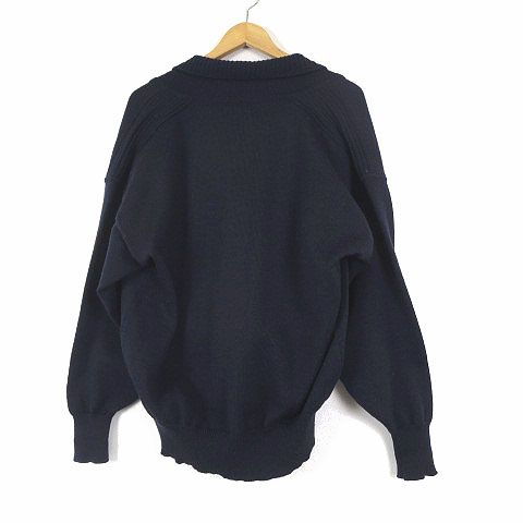 ダンヒル dunhill カーディガン ニット ダブル ウール ショールカラー