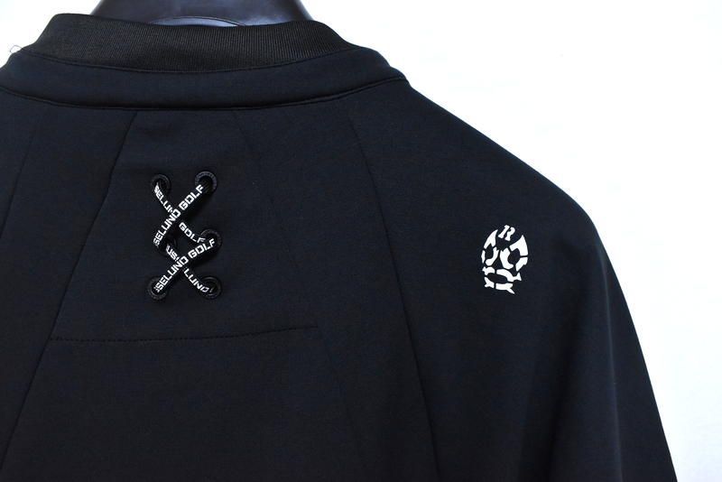 絶対お買い得! 定価3万1900円 ラッセルノ ゴルフ ライトウェイト ジャージ デルタ ダブルニット 4 M RG-2330401 ブラック Russeluno Golf