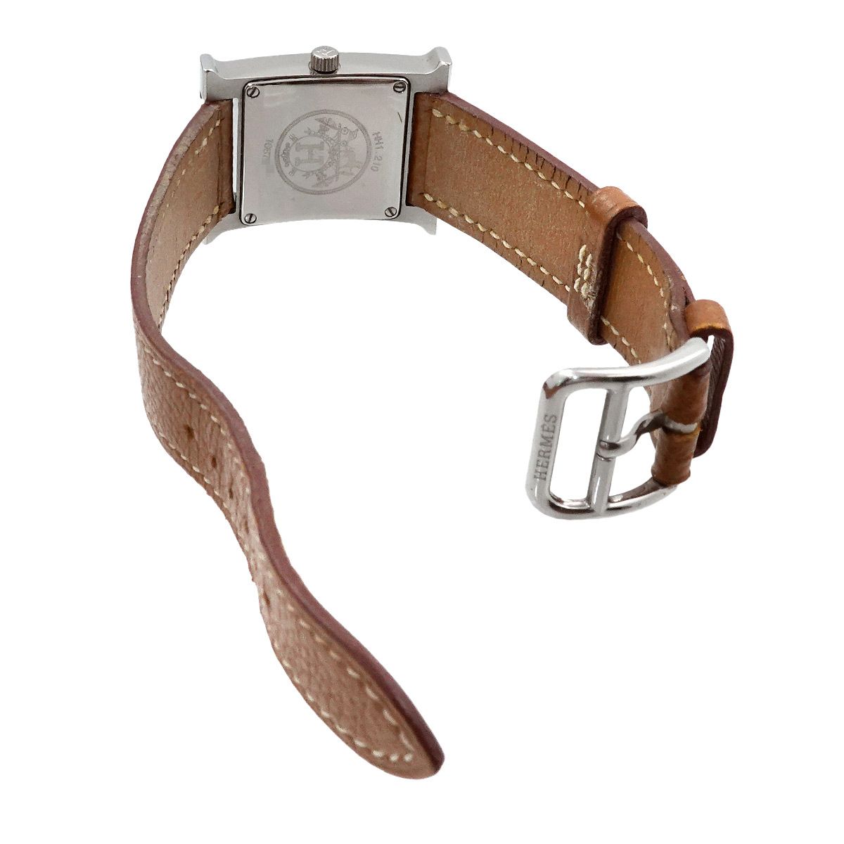 エルメス HERMES Hウォッチ HH1 210 レディース 腕時計 シルバー  