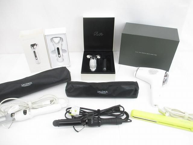 ミュゼ エピフォトスキンケア プロ 光美容器 BE903M ReFa リファカラットレイ 等6点 ヘアアイロン コテ 家庭用美容器