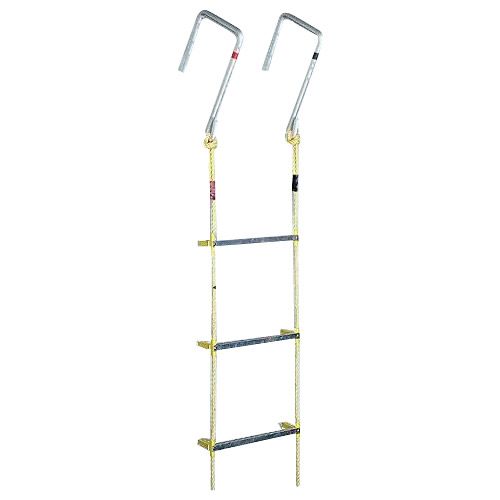 【新品・5営業日で発送】八ッ矢工業 八ツ矢工業(YATSUYA) アルミ縄はしご MLカギ付 8m 120511 (1065091)