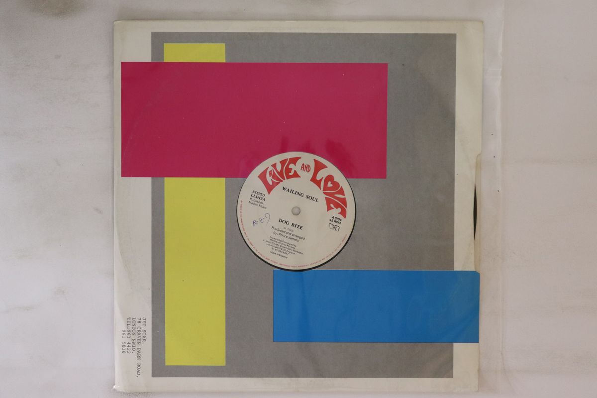 英12” Wailing Souls Dog Bite / Lonely Day LLD42A Live And