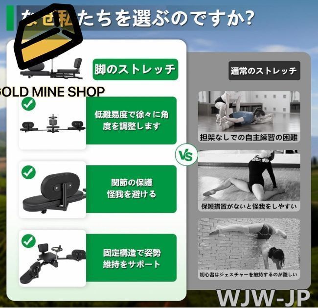 レッグストレッチャー 股関節